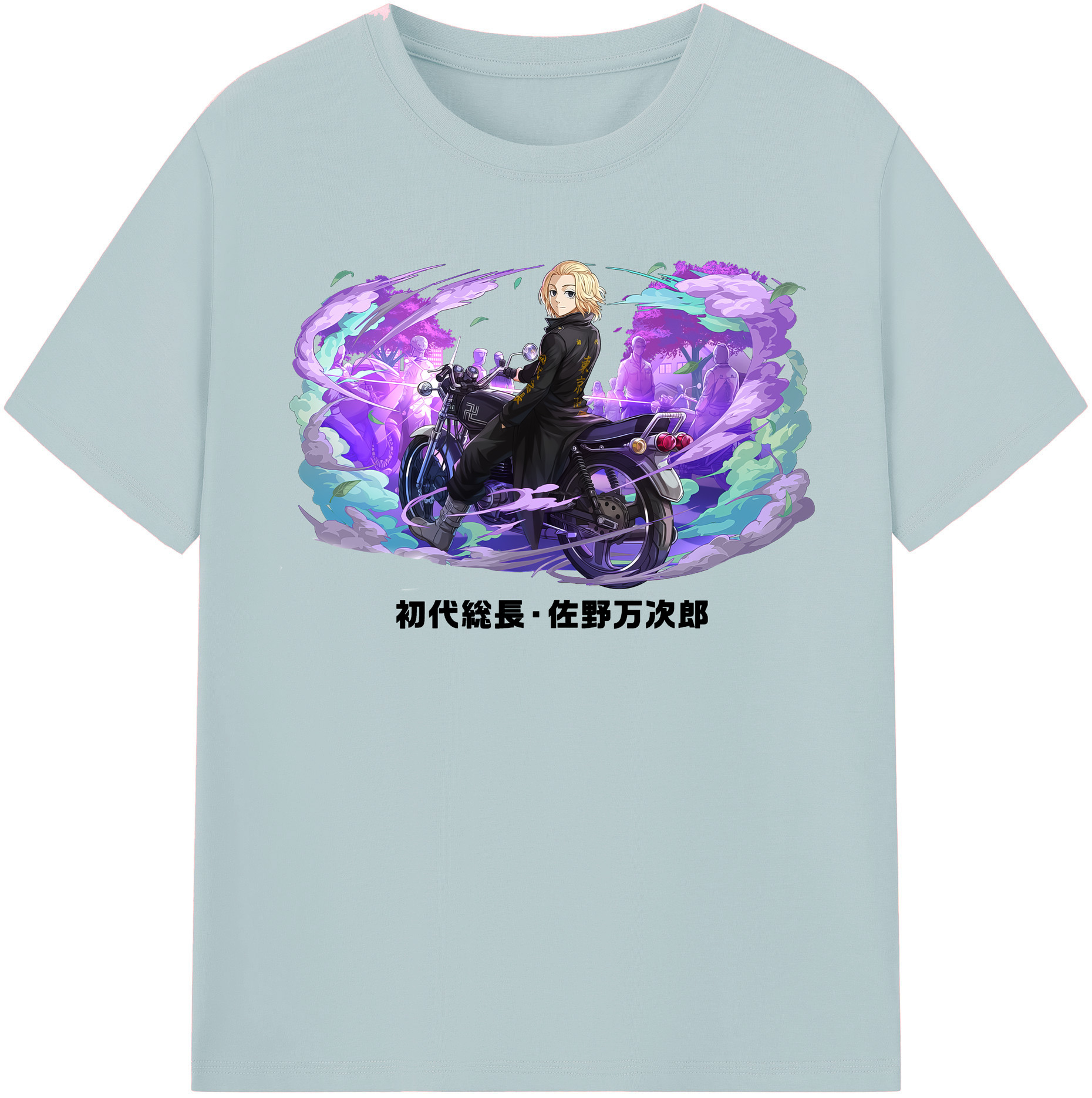 （画像用） 東京リベンジャーズ Tokyo Revengers 綿100％半袖Tシャツ（フロントプリント）